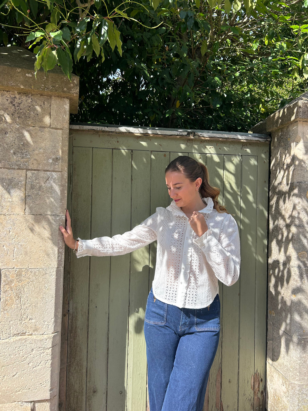 With your favourite pair of jeans