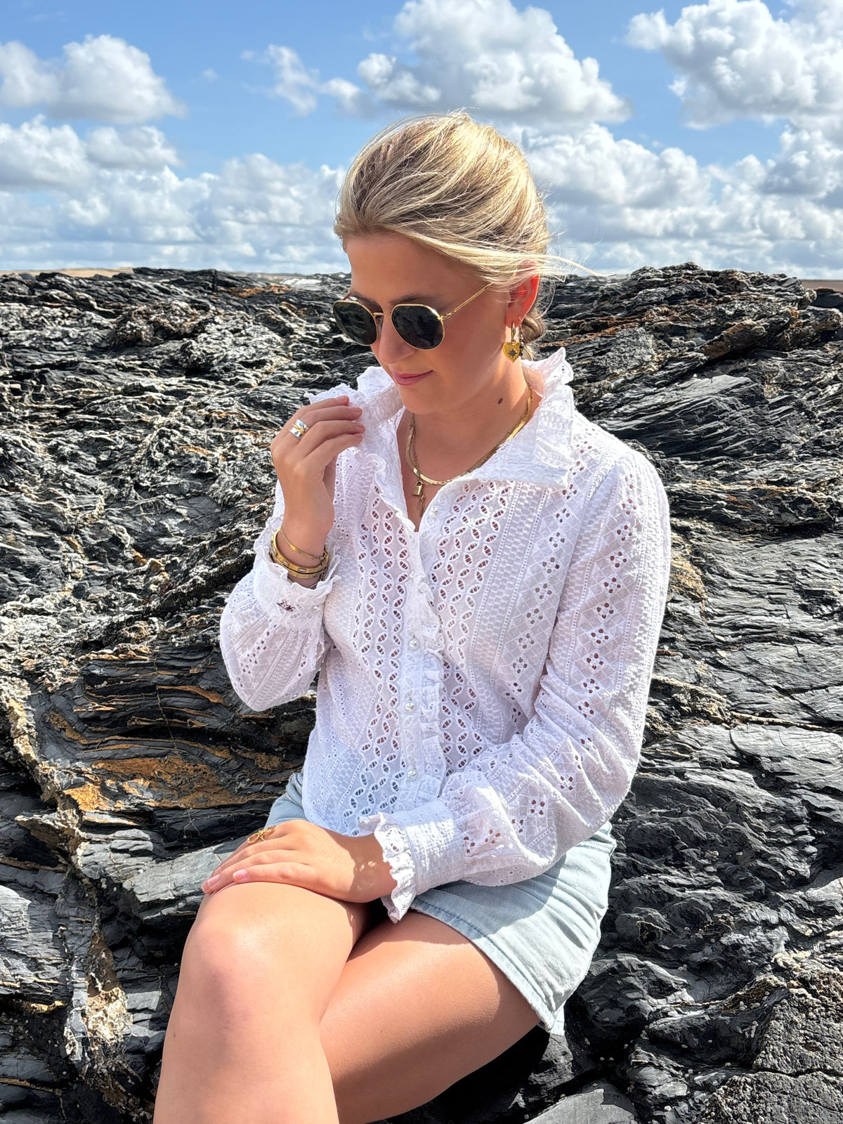 At the beach